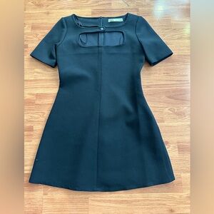 Zara new black mini dress, size small, new without tags.
